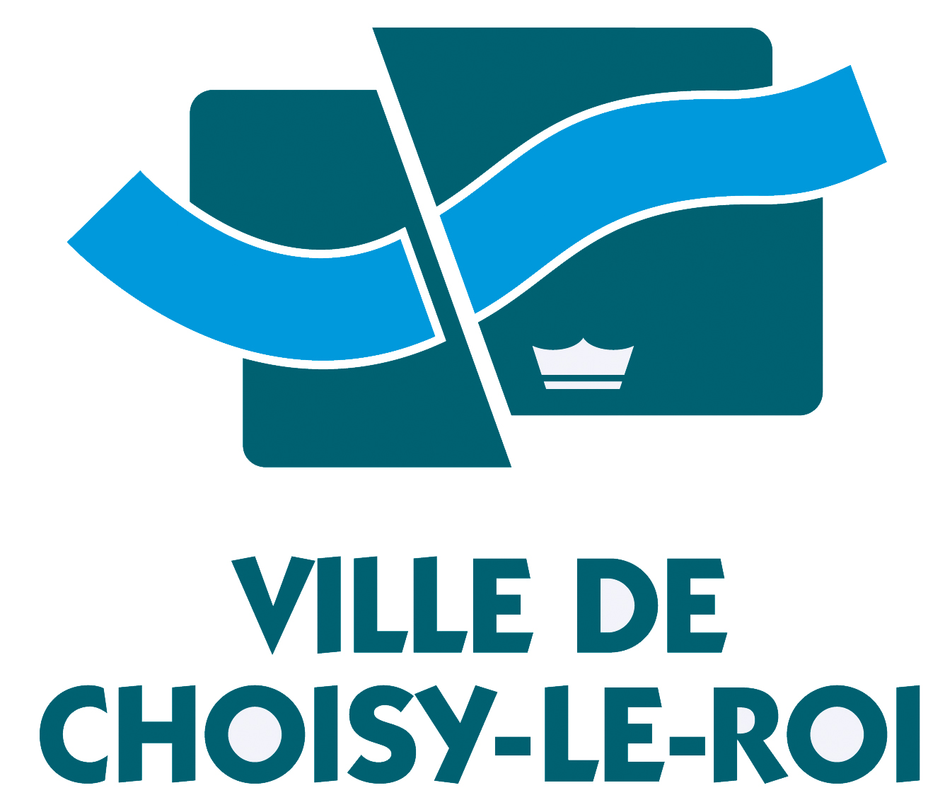 Logo de la ville de Choisy-le-Roi sur fond blanc